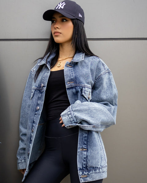 Women Denim Jacket - Light Blue