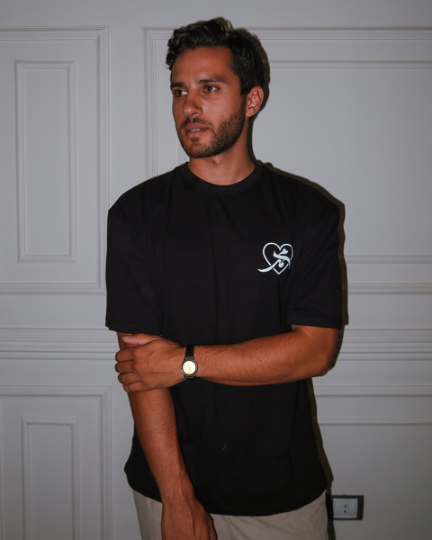 Muhammed Men Oversized SS T-Shirt - Black