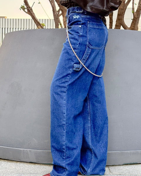 Women Baggy Pant - Light Blue