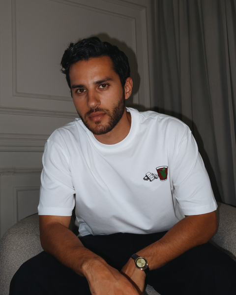 Hakawy Ahawy Men Oversized SS T-Shirt - Off White
