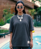Grey unisex oversized T-shirt – Stitched Basic by NAS Trends