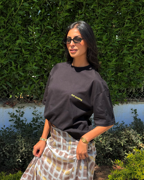 ChatGPT Women Unisex Oversized SS T-Shirt - Black