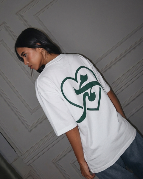 White women's oversized T-shirt – Muhammed by NAS Trends