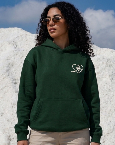 Green women's oversized hoodie – Muhammed by NAS Trends