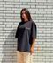 Black women's oversized T-shirt – Gomhoreyet Masr by NAS Trends