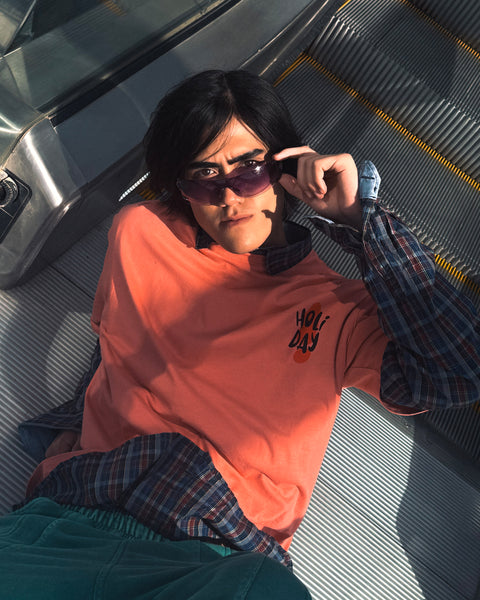 Simon unisex oversized T-shirt – Holiday Records by NAS Trends