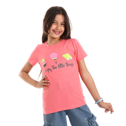 Girls' T-shirt – Enjoy the little things by NAS Trends