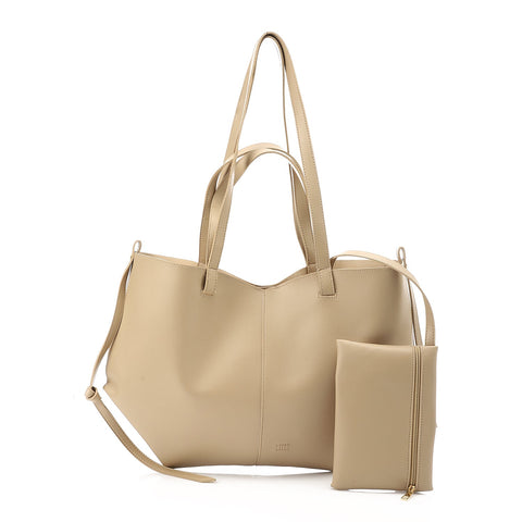 Beige shoulder tote bag – Como by NAS Trends