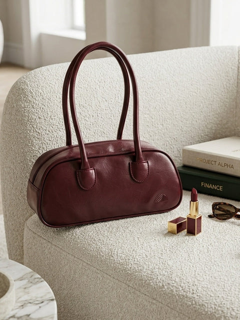 Burgandy shoulder bag – Tulu by NAS Trends