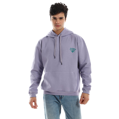 Wifi Unisex Oversized Hoodie-Lila