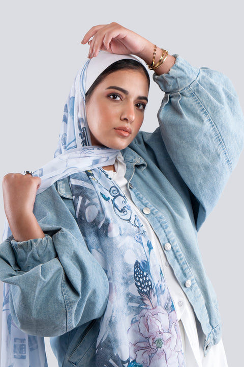 Scarf – Blue Vintage by NAS Trends