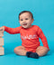 Red baby bodysuit – انا جاي اهرج by NAS Trends