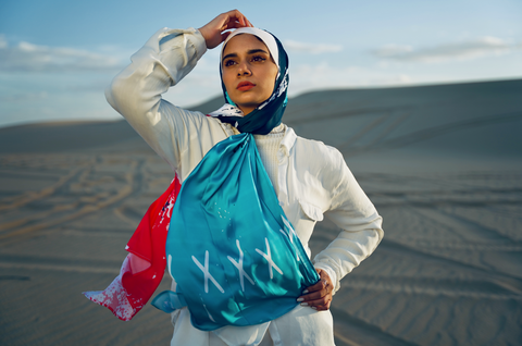Scarf – Hue Splashes by NAS Trends