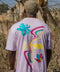 Lila unisex oversized T-shirt – Street Art by NAS Trends