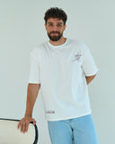 Anti Ta3kid Unisex Oversized SS T-Shirt - Off White