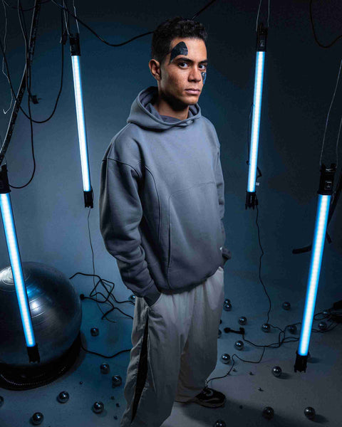 Grey unisex oversized hoodie – Cut Loose by NAS Trends