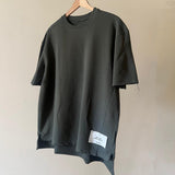 Stitched Basic Unisex Oversized SS T-Shirt - Olive