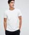 White unisex T-shirt – Basic Slitted by NAS Trends