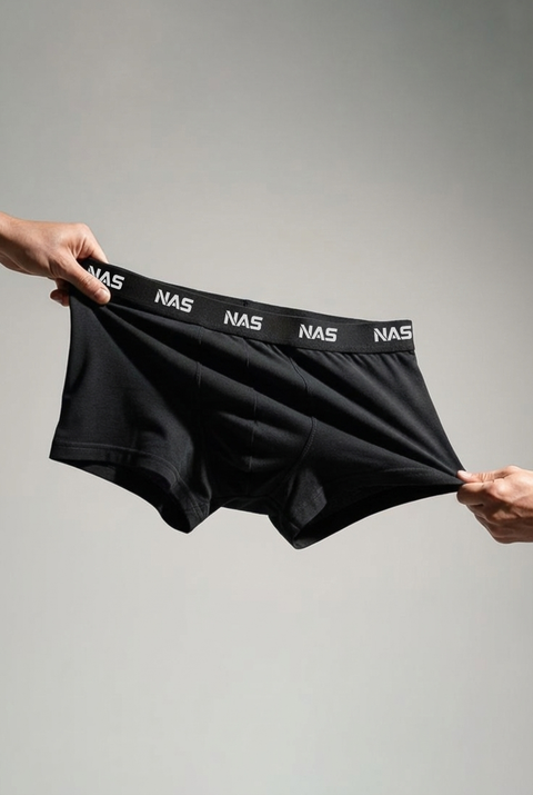 Black men's boxers – Basic by NAS Trends