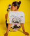 Off white unisex oversized T-shirt – Abo el hol by NAS Trends