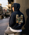 Hekayat Men Oversized Hoodie - Black