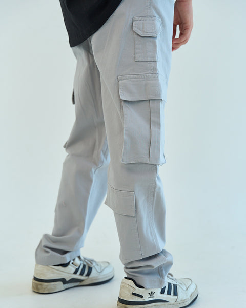 Grey unisex cargo pants – Basic by NAS Trends