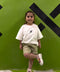 Off white girls' oversized T-shirt – Revo by NAS Trends