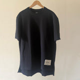 Stitched Basic Unisex Oversized SS T-Shirt - Black