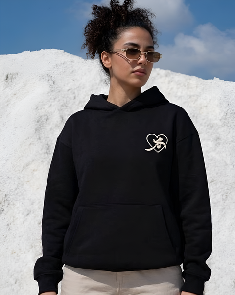 Muhammed Women Oversized Hoodie - Black
