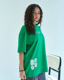 Whispers Unisex Oversized SS T-Shirt - Green