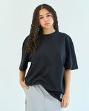 3alam Mowazi Unisex Oversized SS T-Shirt - Black