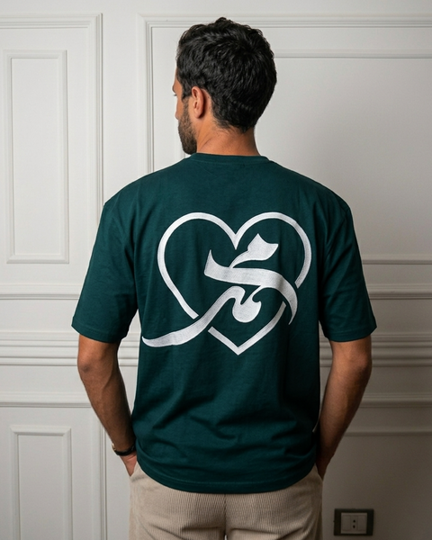 Olive men's oversized T-shirt – Muhammed by NAS Trends
