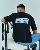 Ma3lesh Unisex Oversized T-Shirt - Black