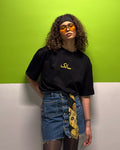 Black unisex oversized T-shirt – Salek by NAS Trends