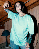 Vibe Unisex Oversized SS T-Shirt - Mint Green