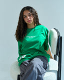 Whispers Unisex Oversized SS T-Shirt - Green