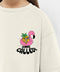 Off white girls' oversized T-shirt – Happy News by NAS Trends
