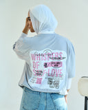 Whispers Unisex Oversized SS T-Shirt - Grey