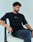 Enta Sah Unisex Oversized SS T-Shirt - Black