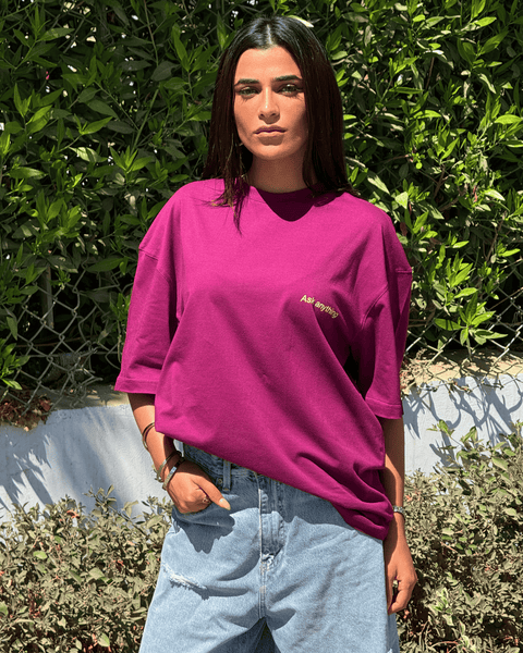 ChatGPT Women Oversized SS T-Shirt - Purple
