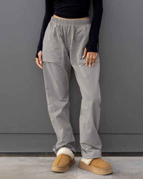 Grey women's soft pants – Basic by NAS Trends