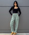 Olive women's soft pants – Basic by NAS Trends