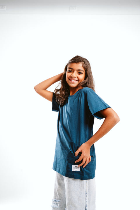 Uno Kids SS T-Shirt - Petrol