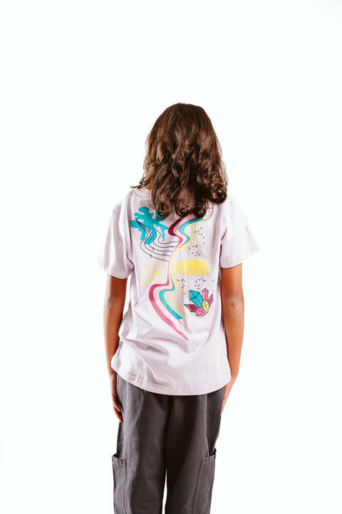 Lila kids' T-shirt – Street Art by NAS Trends