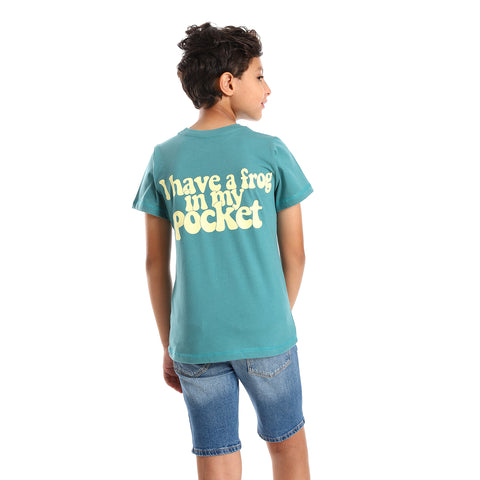 Kaki kids' T-shirt – Frog by NAS Trends