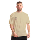 El Re7la bet7la Unisex Oversized SS T-Shirt - Beige