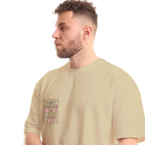 El Re7la bet7la Unisex Oversized SS T-Shirt - Beige