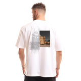 The Castle Unisex Oversized SS T-Shirt - Off White