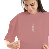 Nostalgia Unisex Oversized SS T-Shirt - Rose