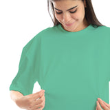 Vibe Unisex Oversized SS T-Shirt - Mint Green